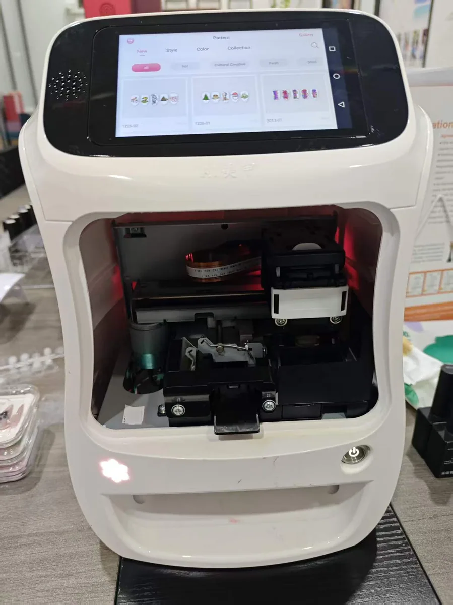 Unit in a working setup — NA03 Nail Printer
