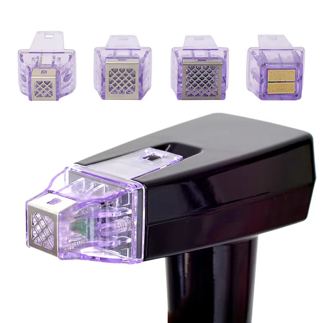 Vertical Gold RF Microneedling Device (Triple-handle) — view 3
